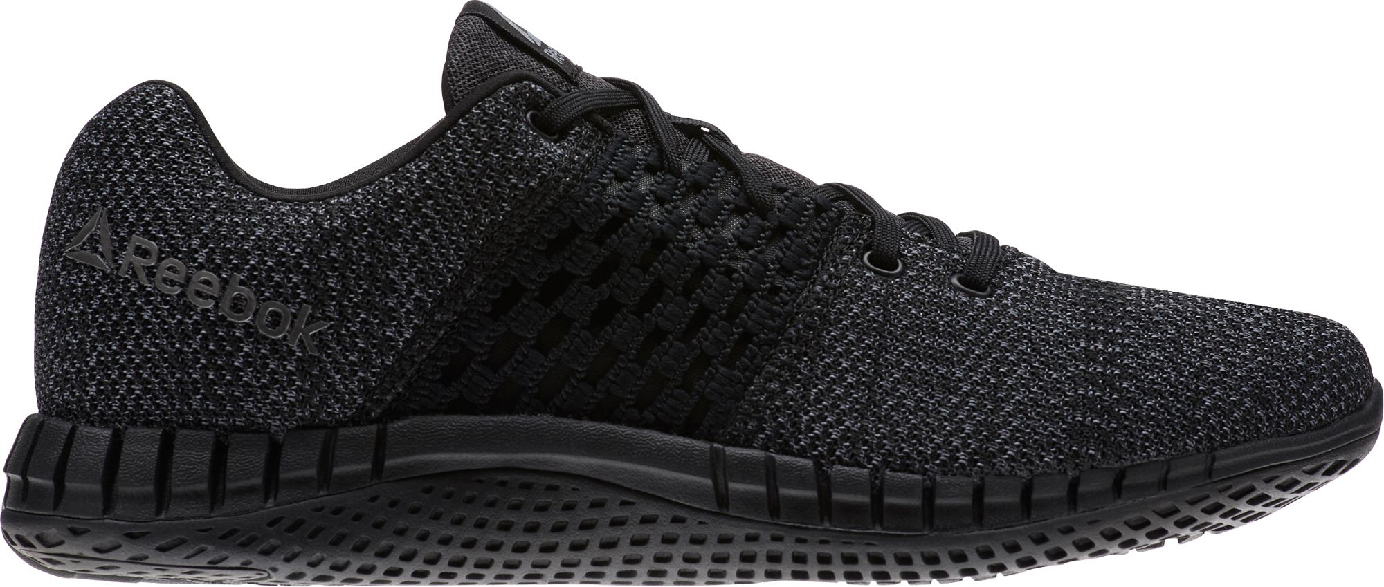 reebok all black running shoes
