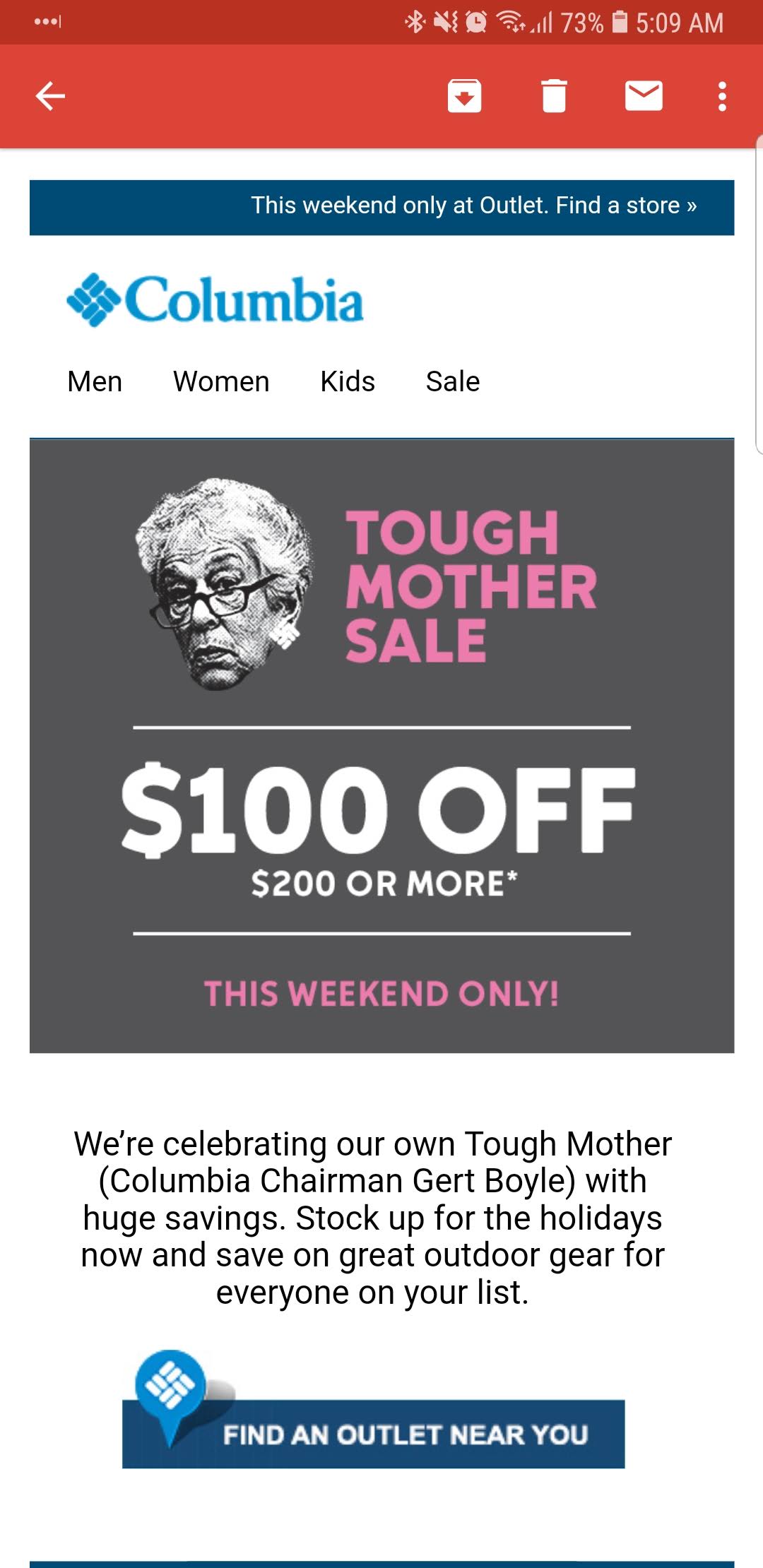 100 Of 200 At Columbia Outlet Stores This Weekend Slickdeals Net