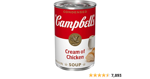 Campbell's Condensed Cream of Chicken Soup, 10.5 Ounce Can, $.67 S&S 15% - $.79