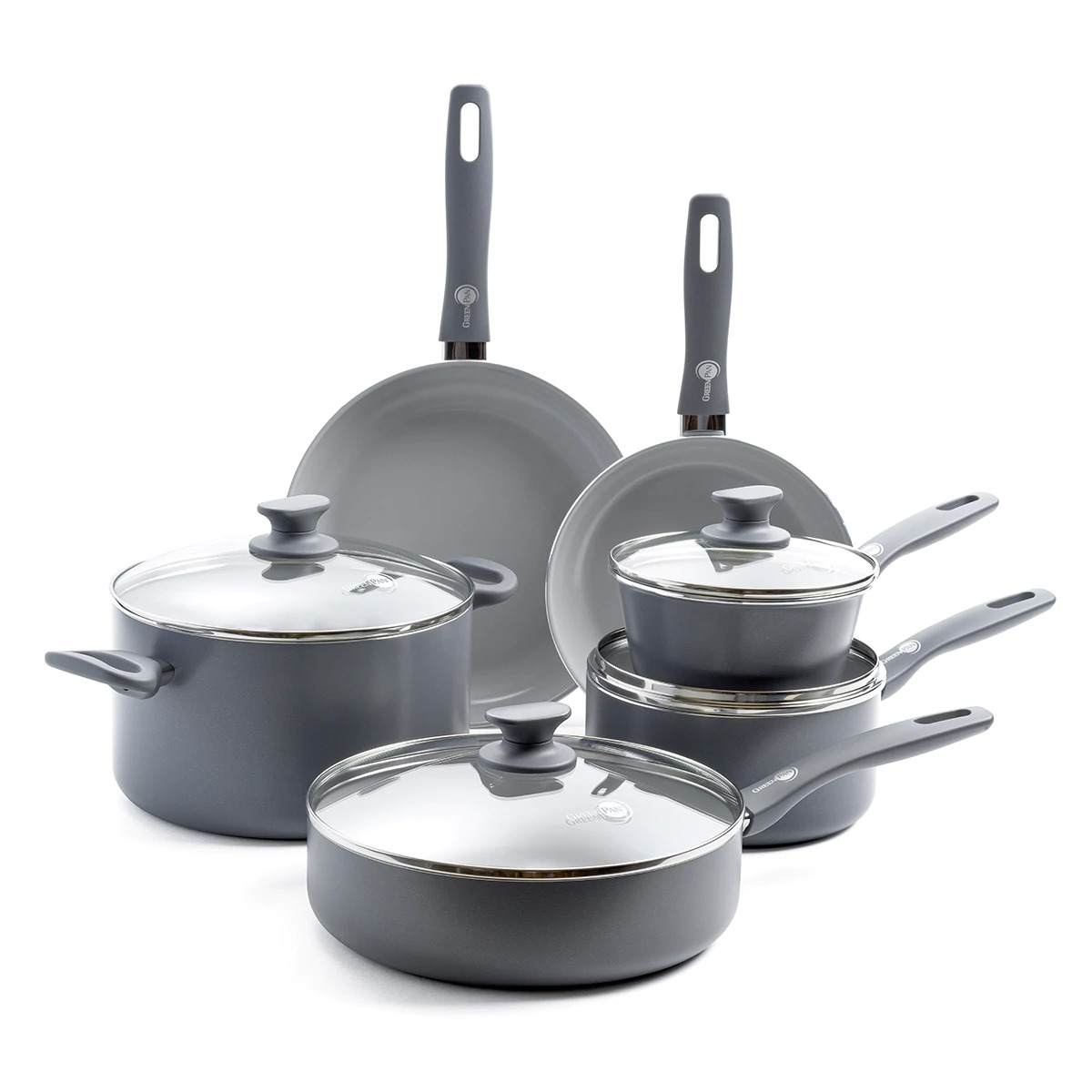 Greenpan Dover Ceramic nonstick 10piece cookware set 117