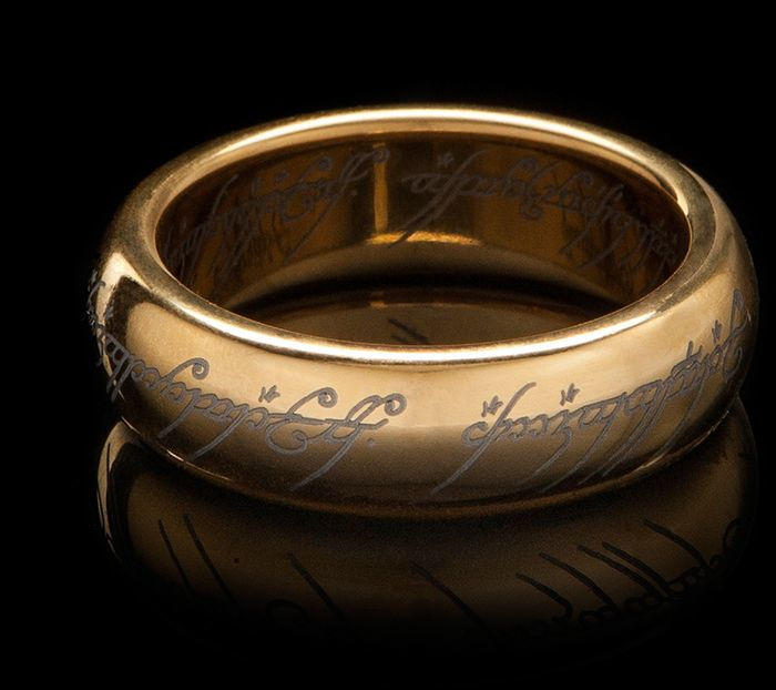 Lord Of The Rings The One Gold Plated Tungsten Ring Slickdeals Net