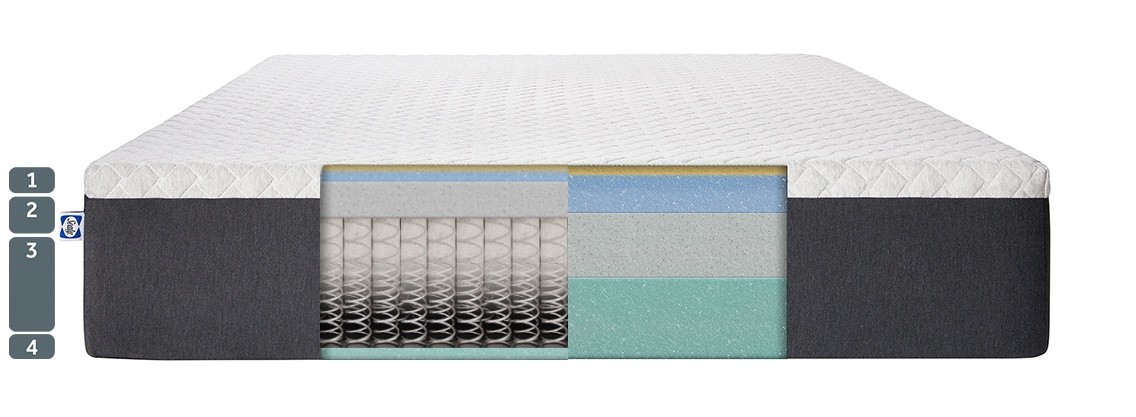 Sealy Express Memory Foam Mattresses 10 King 270 8 King 240