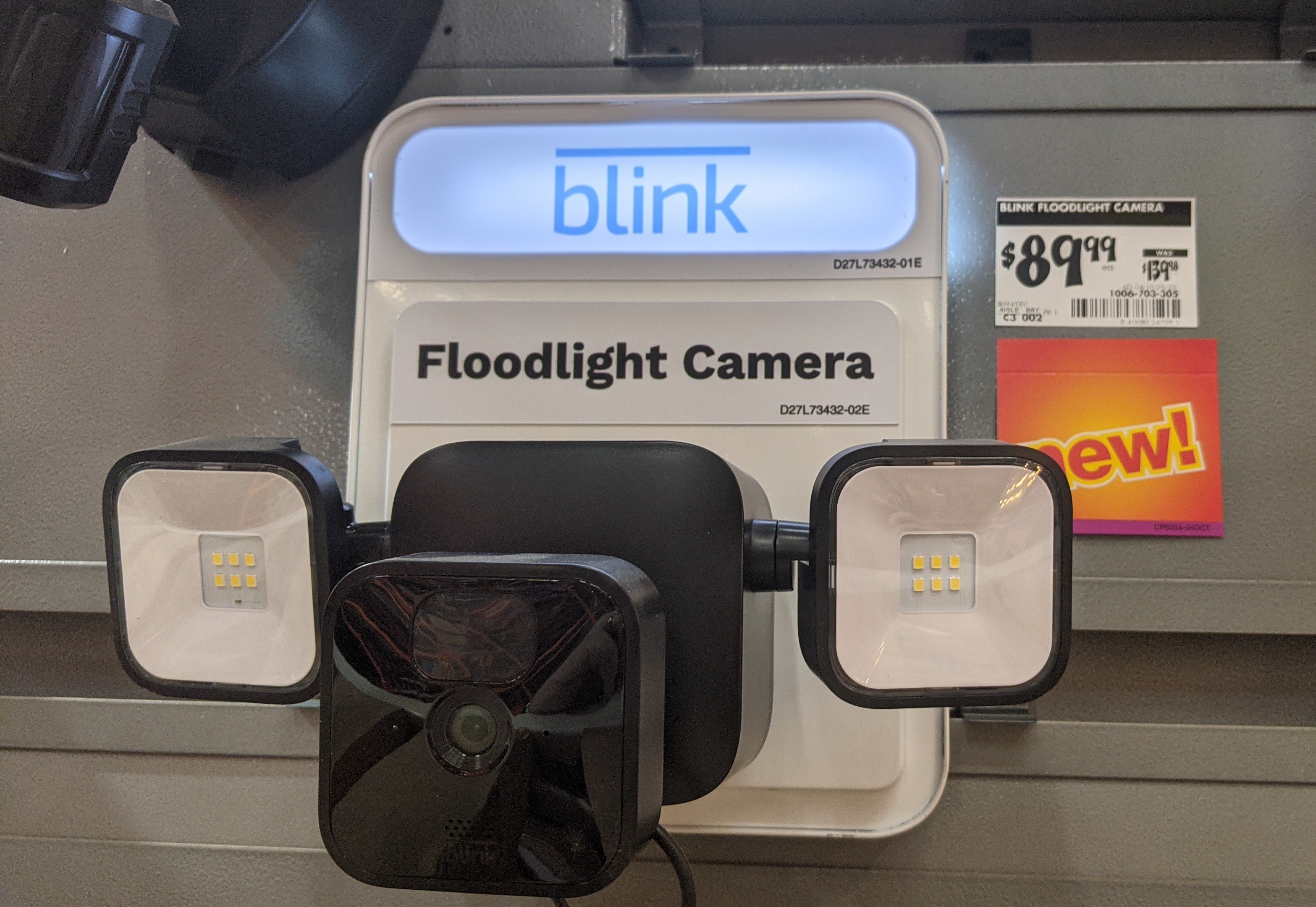 Blink Floodlight Camera System at Home Depot $89.98