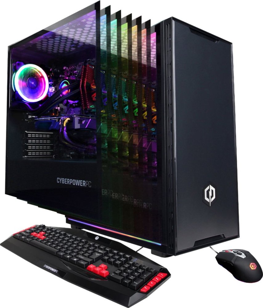 CyberPowerPC - Gaming Desktop - Intel Core i9-9900K - 16GB Memory - NVIDIA GeForce RTX 2080 Super - 1TB SSD $1749.99