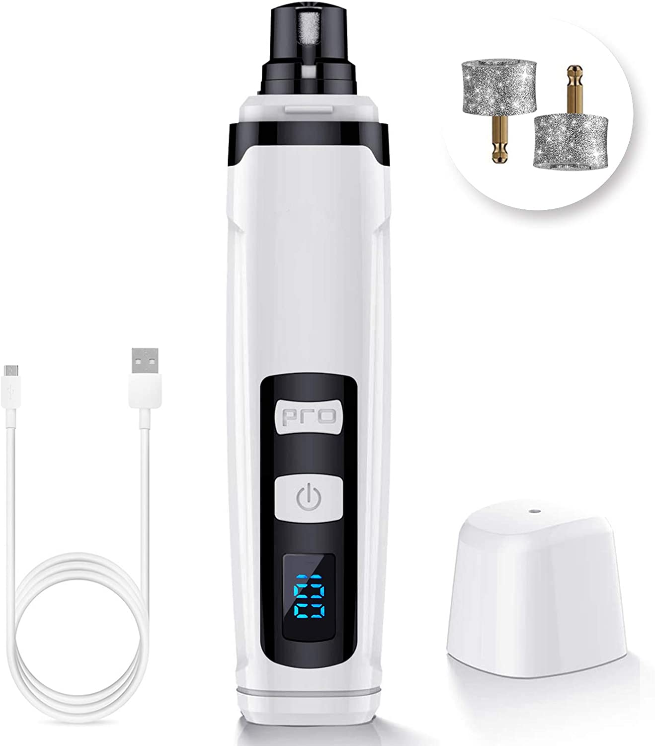 Pet Nail Grinder Painless Paws Grooming for Dogs, Cats. $9.59 with coupon code 40PPUTTY