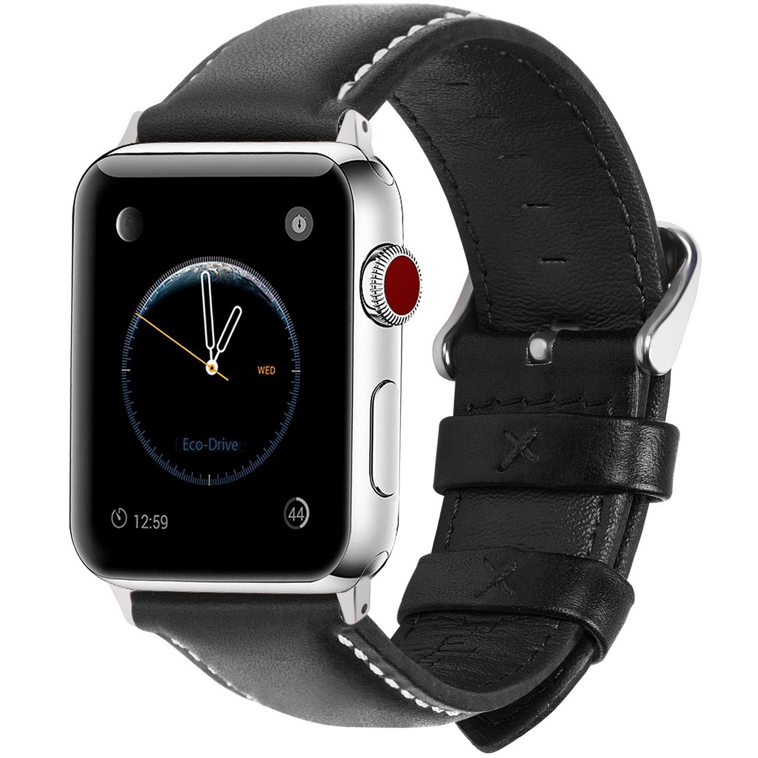 13 Colors Apple Watch Leather Replacement Bands 38 & 42mm ...