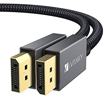 6.6-Ft DisplayPort 1.2 Nylon Braided Cable / Grey $5.2