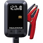 HULKMAN Sigma 1 Car Battery Charger, 1A 6V/12V Automatic Smart Trickle Charger, Battery Maintainer, and Desulfator with Intelligent Interface $20