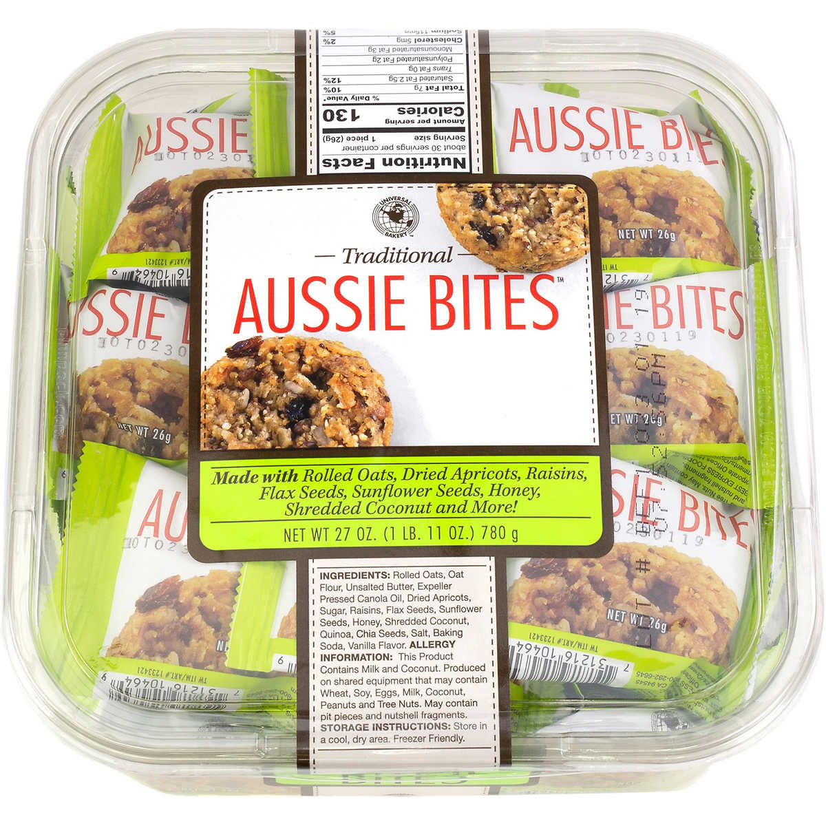 Universal Bakery Traditional Aussie Bites, 27 oz - $12 at Costco