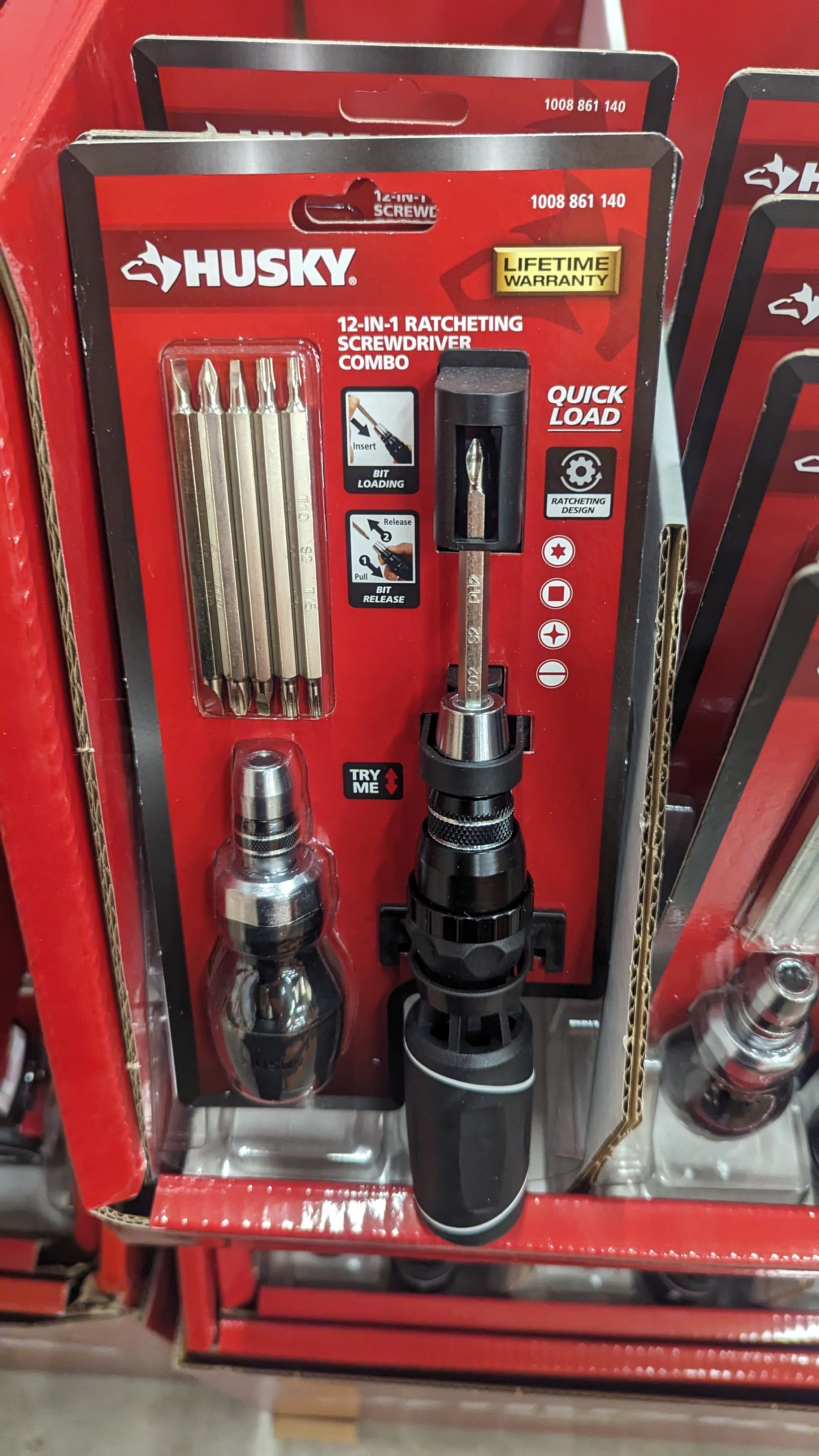 Select Home Depot Stores Husky 12 in 1 Ratcheting Screwdriver w