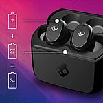 Skullcandy Mod XT True Wireless In Ear Earbuds - Black (Certified Refurbished) $11.99