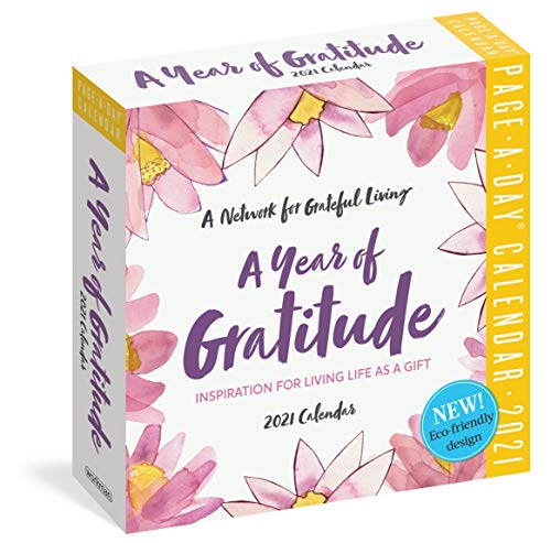 A Year of Gratitude Page-A-Day Calendar 2021 $1.81