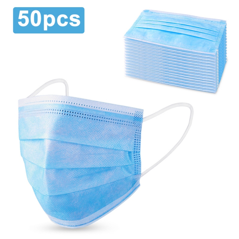 50-Pack 3 Layer Non-Woven Breathable Face Masks $15.99 + FS Sold &amp; Shipped by LINDA BREEDEN, LLC on Walmart