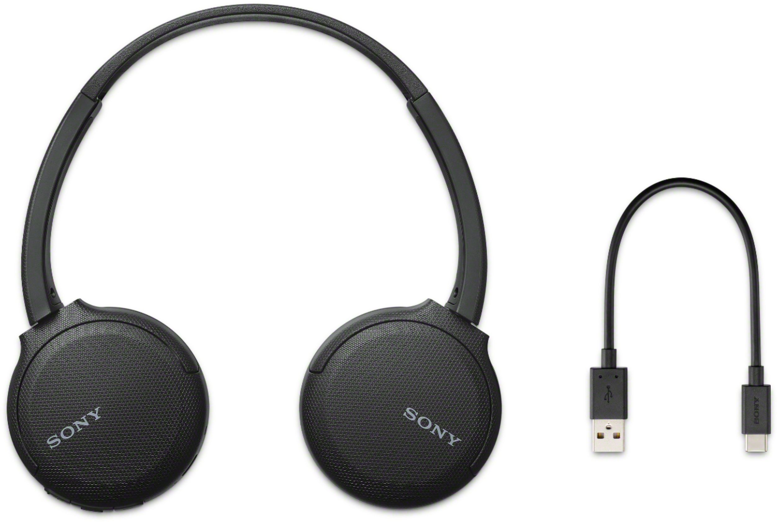 Sony - WH-CH510 Wireless On-Ear Headphones - Black $38
