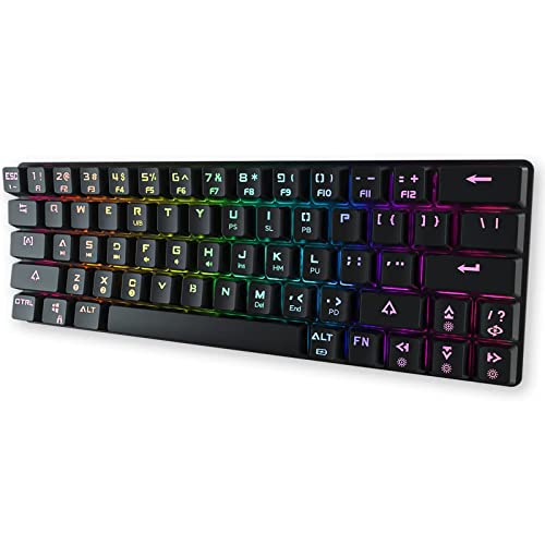 DIERYA DK63N 60% Wireless Mechanical RGB Keyboard with Blue Switches (Lightning Deal) $25