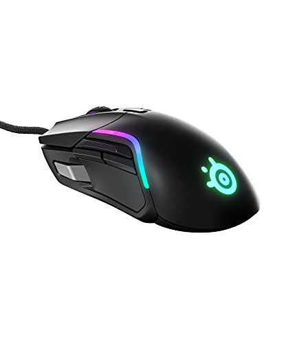 SteelSeries Rival 5 Gaming Mouse with RGB Lighting (Black) $30
