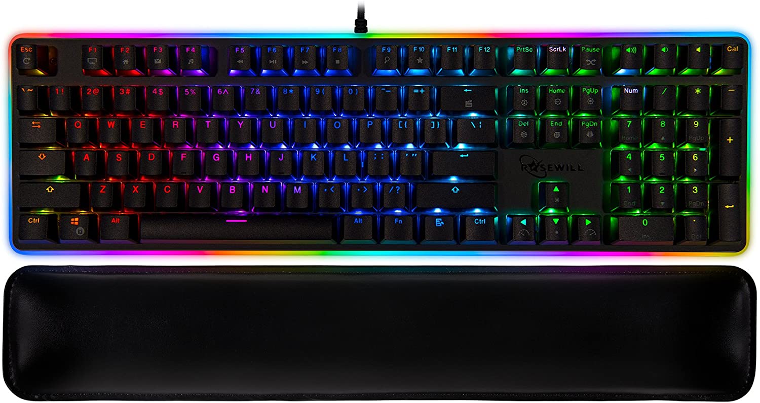 Rosewill Mechanical Gaming Keyboard, RGB LED Glow Backlit Keyboard for PC, Laptop, Mac, Brown Mechanical Switch $49.99