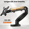Single Monitor Arm, 13&amp;quot; to 32&amp;quot; for $11 at Amazon