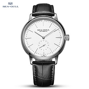 Seagull Business Mechanical Watch 50m Waterproof Leather 6075 $70 + Free Shipping $69.7