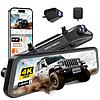 WOLFBOX G900 Core-N 12" 4K Mirror Dash Cam Front and Rear, STARVIS 2 IMX678 $199.49 + Free Shipping