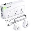 BESTEK Universal Travel Adapter 220V to 110V Converter w/ 4-Port USB Charging $20.14 AC