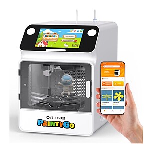 SainSmart PrintyGo 3D Printer for Kids, Safe & Easy 3D Printing for Creative STEM Learning $150 + Free Shipping