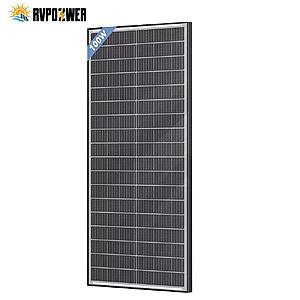 RVPOZWER 100W Bifacial 18BB Solar Panel IP68 23.5% Efficiency 100W 1Pcs $39.7 + Free Shipping
