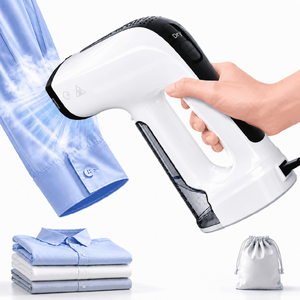 Hicloud Vacuum Steamer, Handheld Travel Garment Steamer for Clothes, 2500Pa Suction for Clothes Grips, Steaming & Ironing 2 In 1, 3 Modes $29.99 + Free Shipping