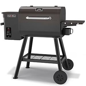 PARGRILL 467 sq.in Wood Pellet Grill & Smoker, BBQ Grill with Auto Temperature Control Bronze Black $196.99 AC