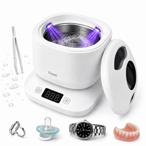 ITISSOFT Ultrasonic Retainer Cleaner, 45kHz Cleaning Machine, UV Light, IPX7 Waterproof $37.69