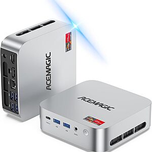 ACEMAGIC Mini PC: Ryzen 7 7735HS, 24GB RAM, 512GB SSD, AMD Radeon 680M $426.30 + Free S&H