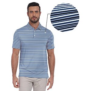 ZITY Men's Short Sleeve Polo Shirts $9.99 AC