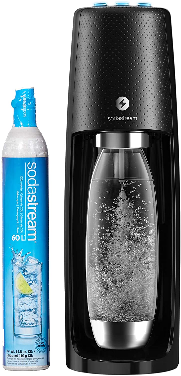 Sodastream Fizzi One Touch Sparkling Water Maker Black