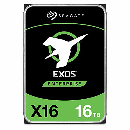 Seagate 16TB HDD Exos X16 7200 SATA 6Gb/s 256MB Cache 3.5-Inch Hard Drive (Renewed) from Tech on Tech via Amazon, Prime shipping