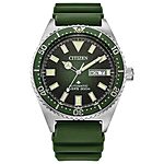 Citizen Promaster Dive  Men's 41mm Automatic Watch w/ Green Polyurethane Strap $196.80 + Free Shipping
