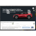 Possible Free $75 Visa Card W/ Subaru Test Drive - YMMV