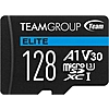 Team Group 128GB Elite microSDXC UHS-I U3, V30, A1, 4K UHD Micro SD Card with SD Adapter, Speed Up to 100MB/s $6.48