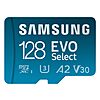 new generation Samsung EVO Select microSD Memory Card + Adapter, 128GB microSDXC, Up-to 160 MB/s, 4K UHD, UHS-I, C10, U3, V30, A2, Smartphones, Nintendo-Switch $12.99