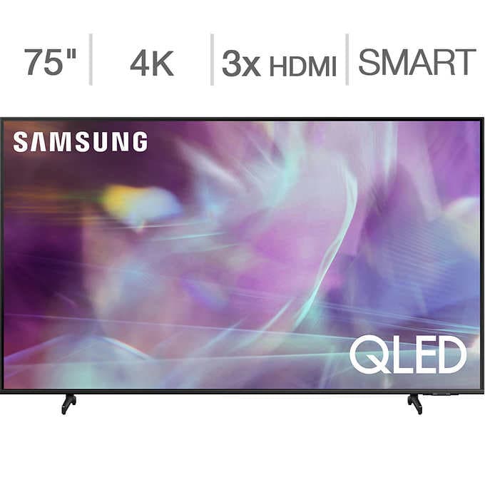 Samsung 75" Class - Q6 Series - 4K UHD QLED LCD TV - Allstate 3-Year Protection Plan Bundle Included for 5 years of total coverage $1099.99
