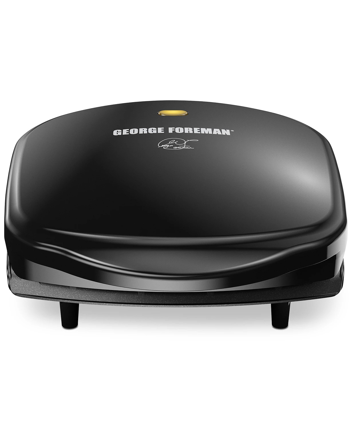 GEORGE FOREMAN 2-serving classic plate electronic indoor grill & panini press $9.99