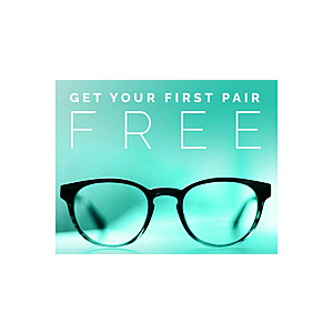 Free glasses first pair free outlet