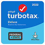 Costco Members: TurboTax 2022 + $10 Add-on Credit: Deluxe (Federal + State) $45 &amp; More (PC/Mac Download)
