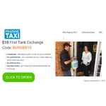 Propane tank exchange Delivery! - Propane Taxi $10