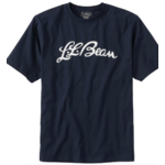 Men's Carefree Unshrinkable Tee, L.L.Bean Logo, Short-Sleeve $14.99