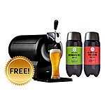 The SUB home draft appliance by Krups + 2, 4, or 6 keg starter pack + free shipping $29.99