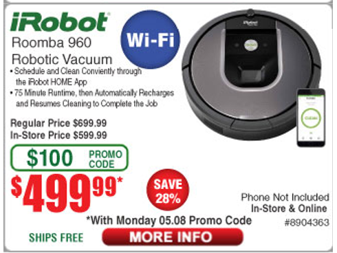 Roomba coupon code