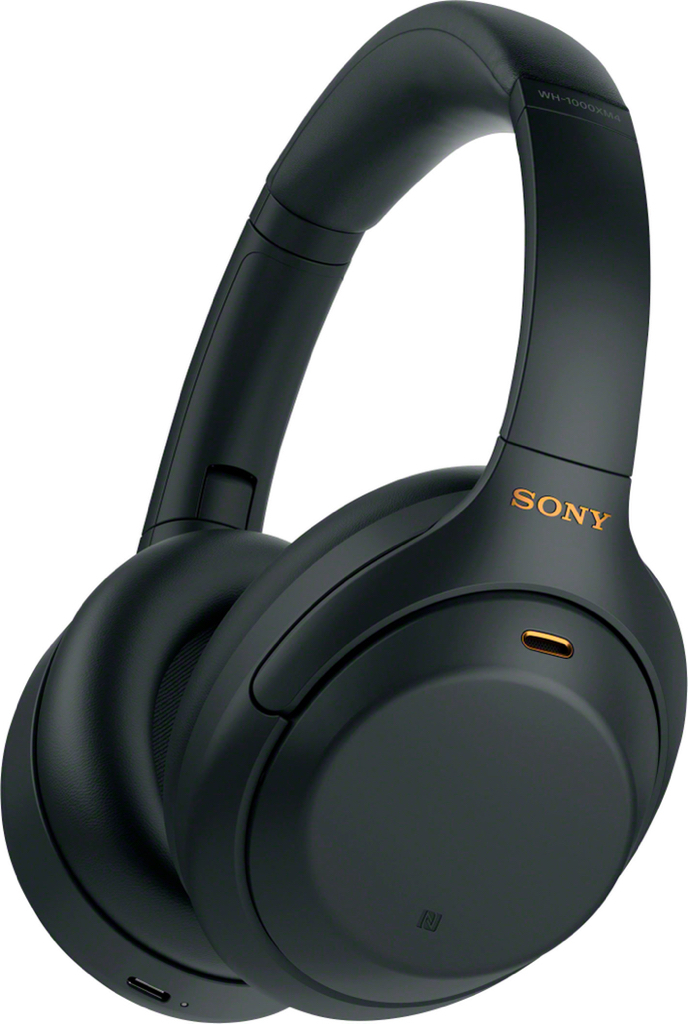 Sony - WH1000XM4 Wireless Noise-Cancelling Over-the-Ear Headphones - Black - $264.99