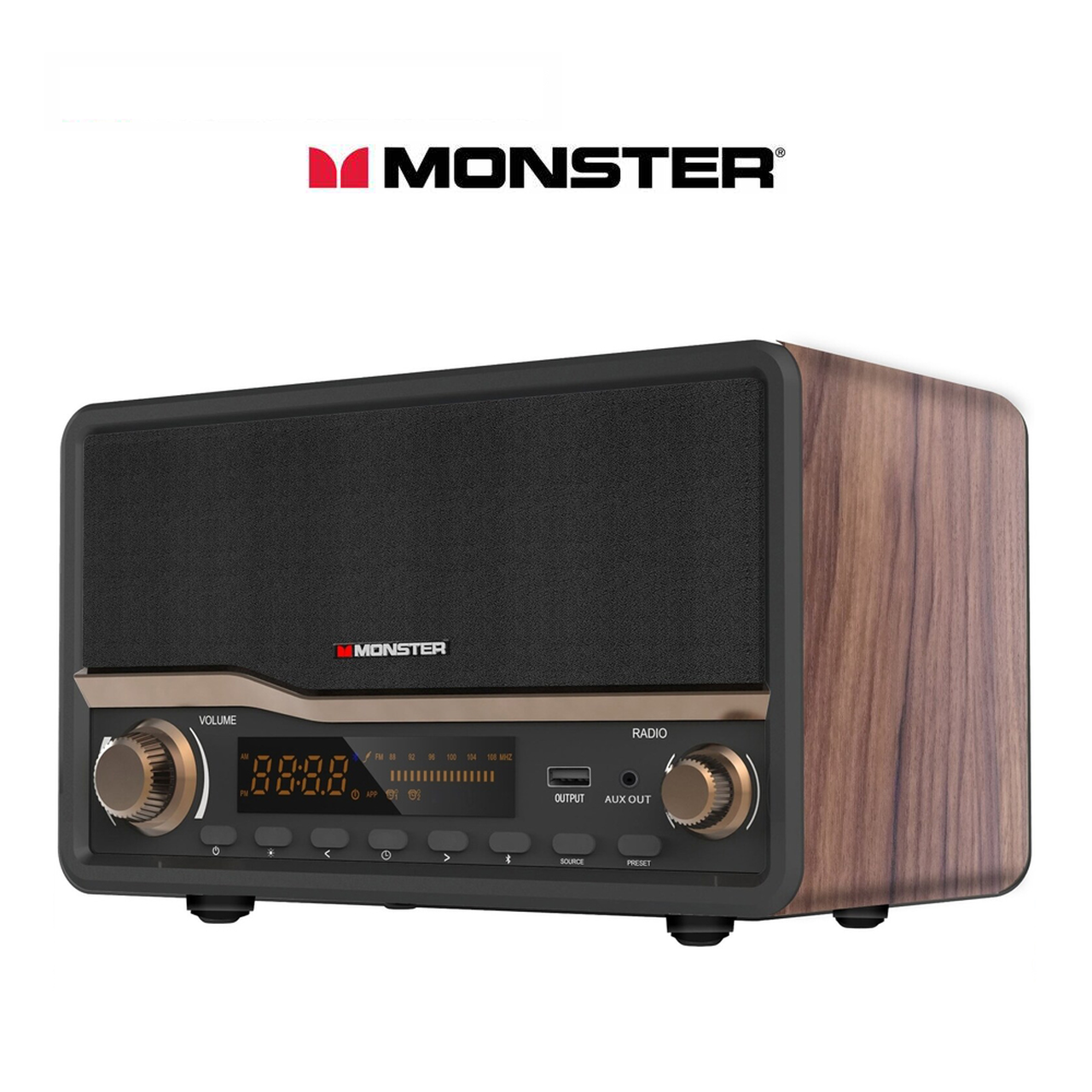 Monster Decora Bluetooth Clock/Radio Lifestyle System - 47% OFF $79.99