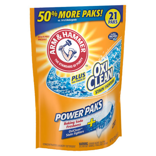 Arm & Hammer Ultra Power Pak Detergent Fresh $1.99 [ 21 paks ]