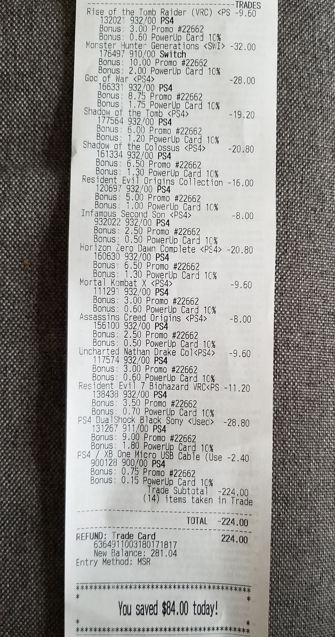 Gamestop In Ca Doing 50 Credit For All Game Trade Ins